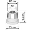 Керамический держатель сопла D21,4 (M11) для Raytools  арт.120515092A - st-e.info - Оренбург