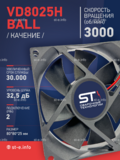 Вентилятор  VD8025H Ball (качения) 12V - st-e.info - Оренбург
