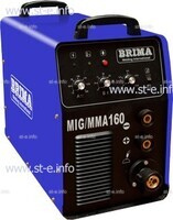 Сварочный полуавтомат инверторный одноблочный Brima MIG/MMA-160 - st-e.info - Оренбург